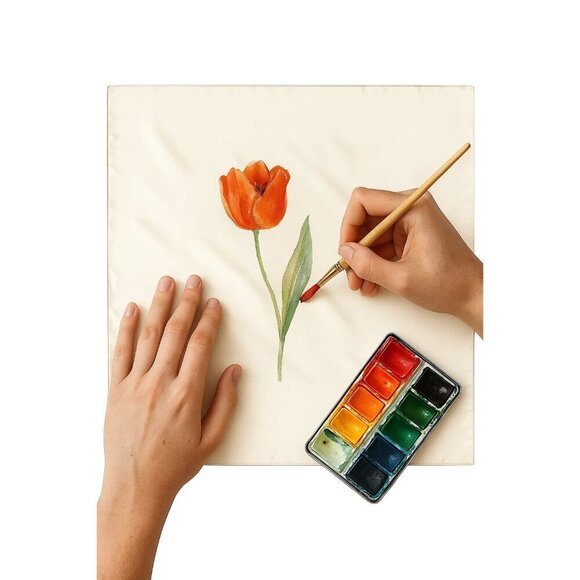 Pastel Wild Rag Large Scarf 23x23" Western Accessory Cowgirl or Cowboy - Picture 5 of 5